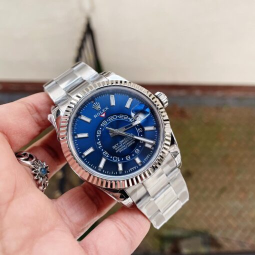 Sky-Dweller 326934 SS Noob 1:1 Best Edition Blue Dial on SS Bracelet A23J