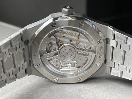 Royal Oak 41mm 15510 "50th Anniversary" SS ZF 1:1 Best Edition White Textured Dial on SS Bracelet A4302 - Image 10