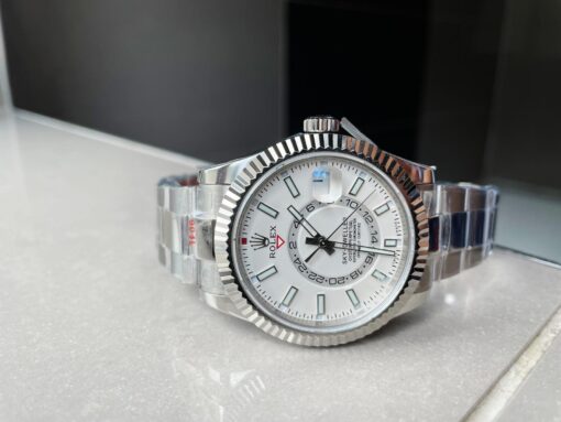 Sky-Dweller 326934 SS Noob 1:1 Best Edition White Dial on SS Bracelet A23J - Image 2