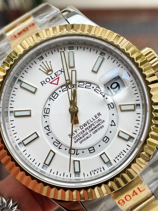 Sky-Dweller 326934 SS Noob 1:1 Best Edition White Dial on SG SS Bracelet A23J  £330.00 - Image 5