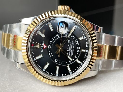 Sky-Dweller 326934 SS Noob 1:1 Best Edition Black Dial on SS Bracelet A23J - Image 7