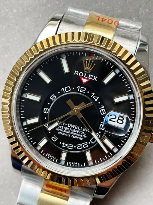 Sky-Dweller 326934 SS Noob 1:1 Best Edition Black Dial on SS Bracelet A23J - Image 3