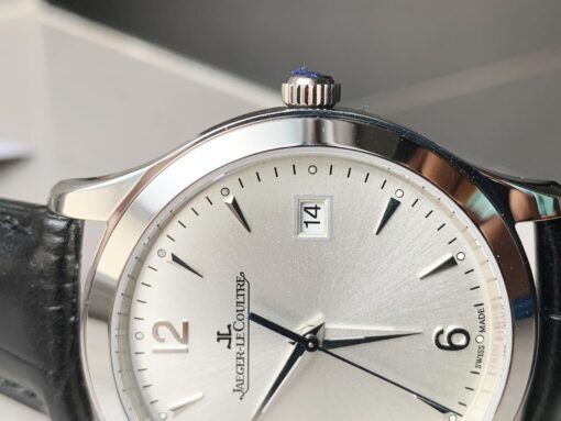 Master Grande Ultra Thin 1548420 SS ZF 1:1 Best Edition White Dial on Black Leather Strap A899/1 - Image 5