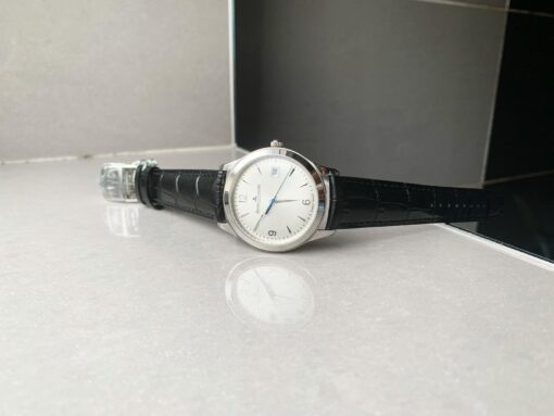 Master Grande Ultra Thin 1548420 SS ZF 1:1 Best Edition White Dial on Black Leather Strap A899/1 - Image 6