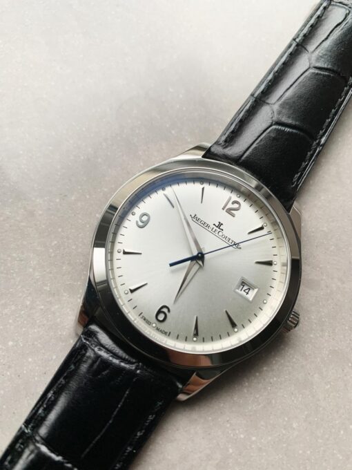 Master Grande Ultra Thin 1548420 SS ZF 1:1 Best Edition White Dial on Black Leather Strap A899/1 - Image 3