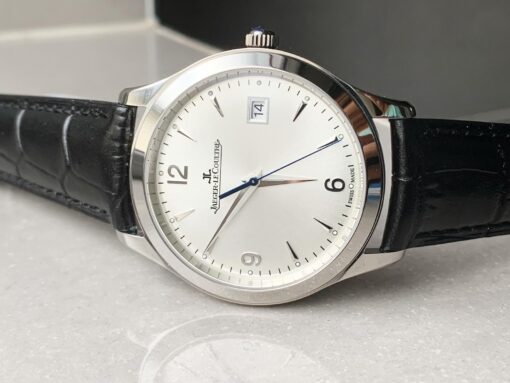 Master Grande Ultra Thin 1548420 SS ZF 1:1 Best Edition White Dial on Black Leather Strap A899/1 - Image 2