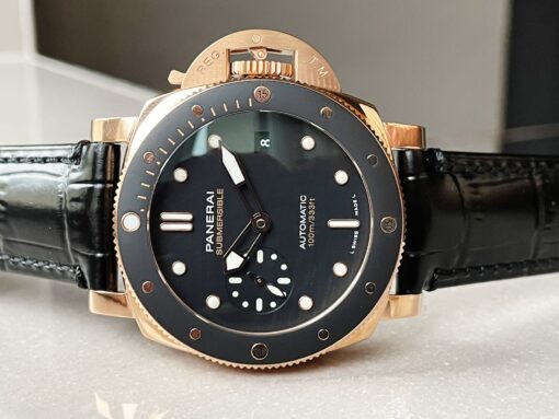 Panerai PAM974 Luminor Submersible Rose Gold VSF 1:1 Best on Black Rubber Strap AXXXIV - Image 5