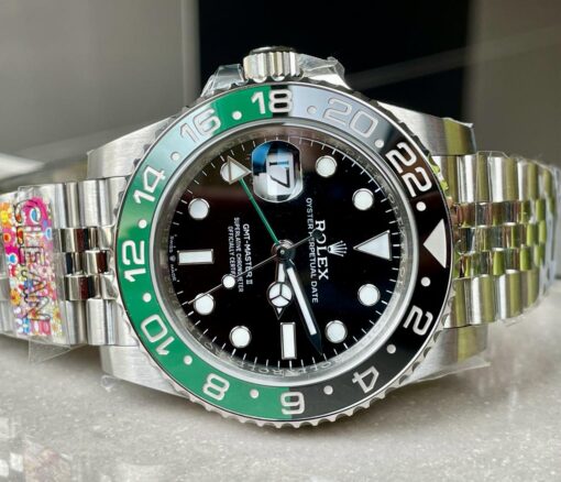 GMT-Master II 126720VTNR SPRITE 904L SS Black Dial on SS Jubilee Bracelet Clean VR3186 GMT Master - Image 5