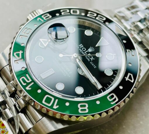 GMT-Master II 126720VTNR SPRITE 904L SS Black Dial on SS Jubilee Bracelet Clean VR3186 GMT Master - Image 8