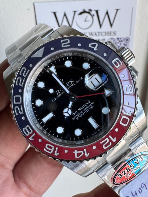 GMT-Master II 126710 BLRO Blue/Red PEPSI Ceramic Clean Factory Best Edition on Oyster Bracelet DD3285 CHS GMT Master - Image 2