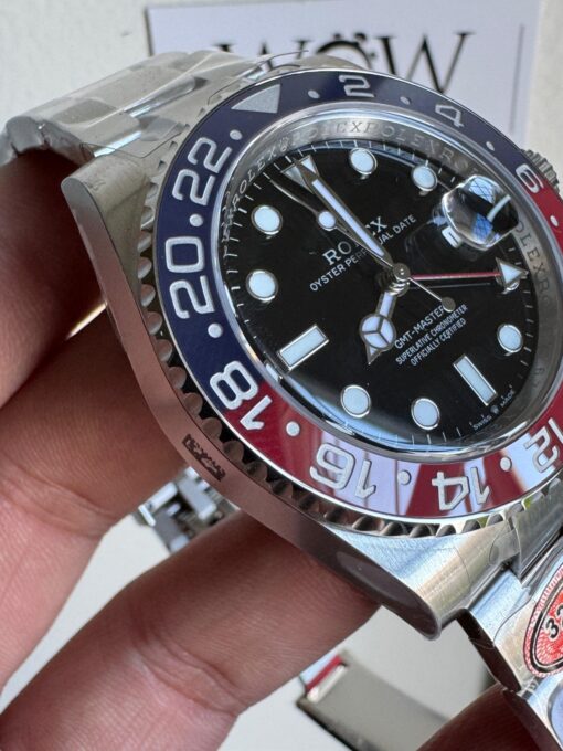 GMT-Master II 126710 BLRO Blue/Red PEPSI Ceramic Clean Factory Best Edition on Oyster Bracelet DD3285 CHS GMT Master - Image 4