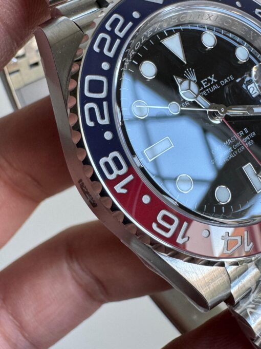 GMT-Master II 126710 BLRO PEPSI Blue/Red Ceramic Clean Factory Best Edition on Jubilee Bracelet DD3285 CHS GMT Master - Image 4