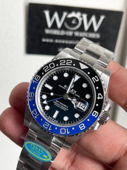 GMT-Master II 126710 BLNR BATMAN Blue/Black Ceramic Clean Factory Best Edition on Oyster Bracelet DD3285 CHS GMT Master - Image 5