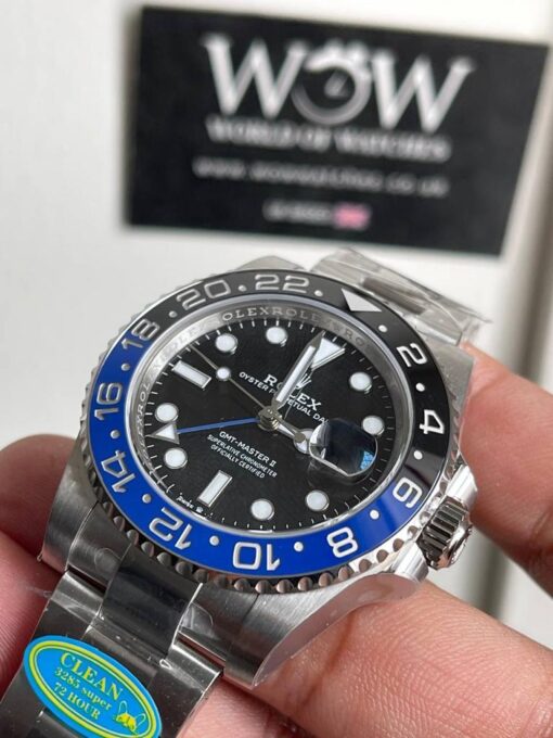 GMT-Master II 126710 BLNR BATMAN Blue/Black Ceramic Clean Factory Best Edition on Oyster Bracelet DD3285 CHS GMT Master - Image 3